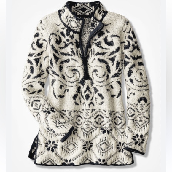 Coldwater Creek Alpine Lodge Pullover Sweater - Picture 1 of 16